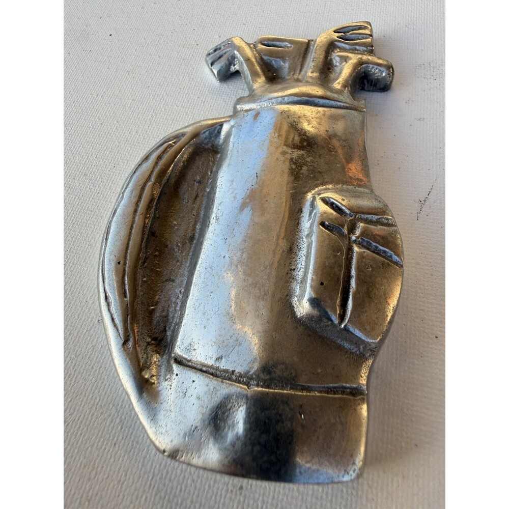 Vintage Cast Metal Golf Bag, Paperweight Or Desk Accessory